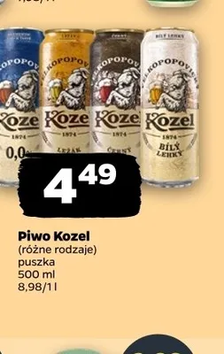 Piwo Kozel promocja w Netto