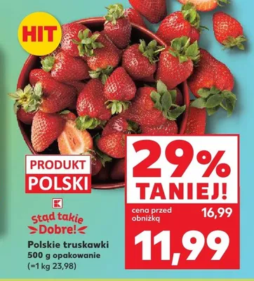 Polskie truskawki promocja w Kaufland