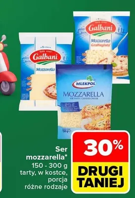Ser mozzarella tarty Galbani promocja w Carrefour Market