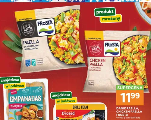Danie Chicken Paella Frosta promocja w Stokrotka