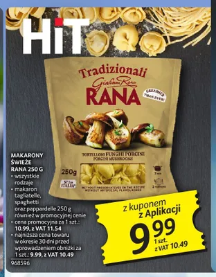 Makarony świeże Rana promocja w Selgros