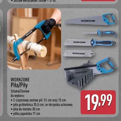 Piła do metalu WORKZONE 30 cm promocja w Aldi