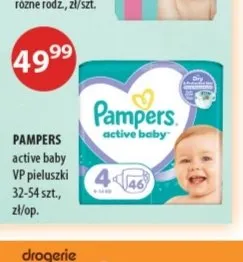 Pieluchy jednorazowe Pampers Active Baby VP promocja w Drogerie Laboo