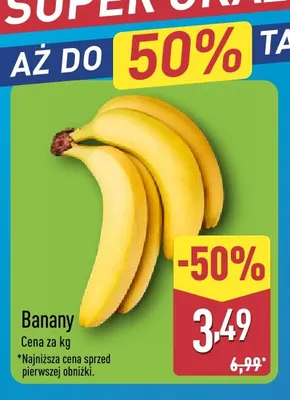 Banany promocja w Aldi