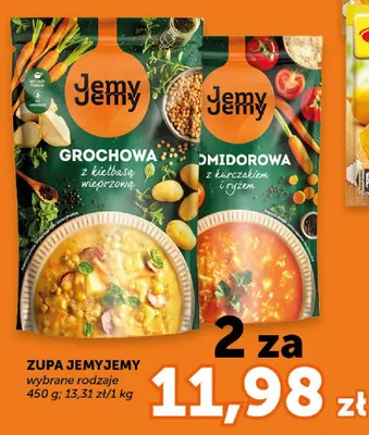 Zupa grochowa z kiełbasą wieprzową JemyJemy promocja w Euro Sklep