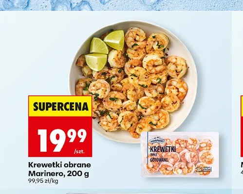 Krewetki obrane Marinero promocja w Biedronka