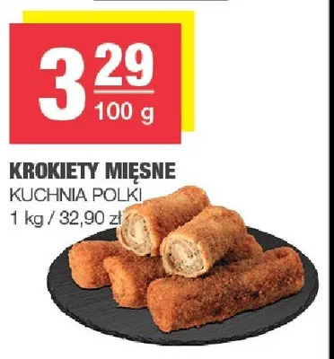 Krokiety mięsne promocja w SPAR