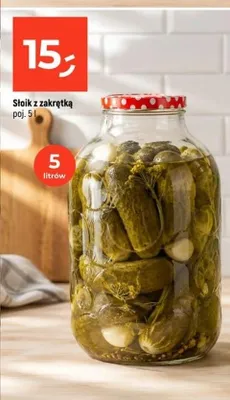 Słoik z zakrętką 5 l promocja w Dealz