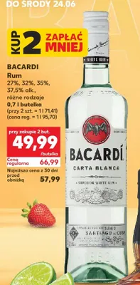 Rum Bacardi promocja w Kaufland
