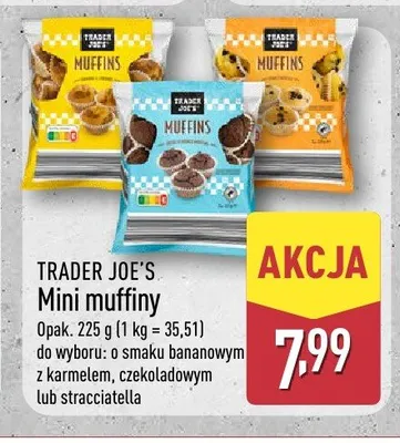 Mini muffiny o smaku czekoladowym Trader Joe's promocja w Aldi