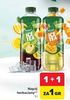 Napój herbaciany Ice Tea cytryna promocja w Carrefour