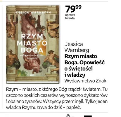 Książka Rzym miasto Boga. Opowieść o świętości i władzy promocja w Empik