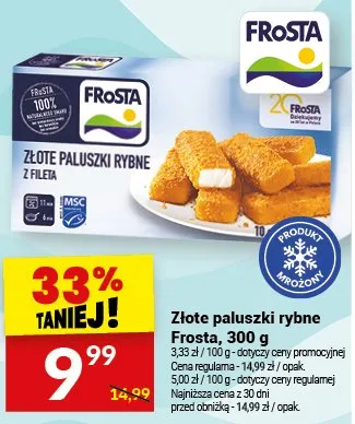 Złote paluszki rybne promocja w Twój Market