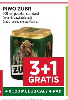 Piwo Żubr promocja w Stokrotka