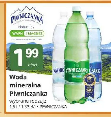 Woda mineralna Piwniczanka promocja w Marketvita