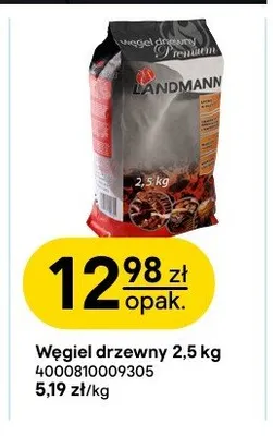Węgiel drzewny LANDMANN promocja w Castorama