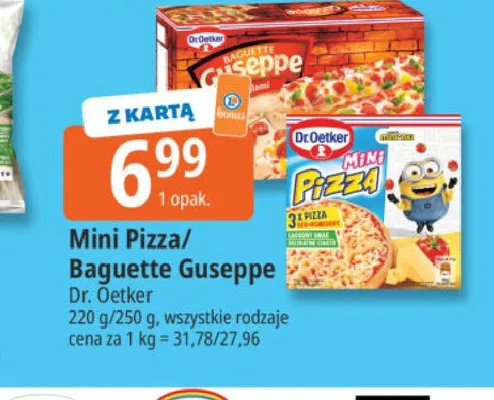 Mini Pizza Guseppe Dr. Oetker promocja w Leclerc