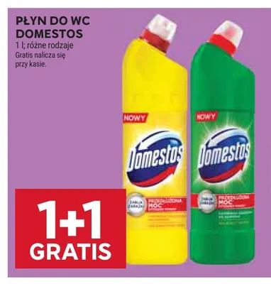 Płyn do WC Domestos promocja w Stokrotka