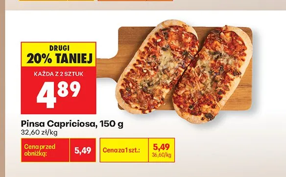 Pinsa Capriciosa promocja w Biedronka