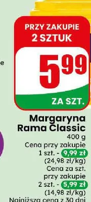 Margaryna Rama Classic promocja w Dino