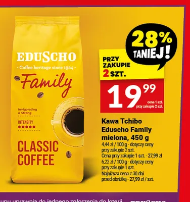 Kawa mielona Tchibo Eduscho Family promocja w Twój Market