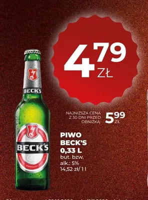 Piwo Beck's promocja w Duży Ben