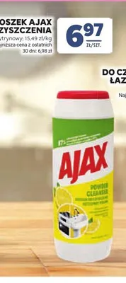 Proszek Ajax do czyszczenia cytrynowy promocja w Stokrotka