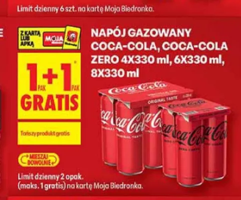 Napój gazowany Coca-Cola promocja w Biedronka