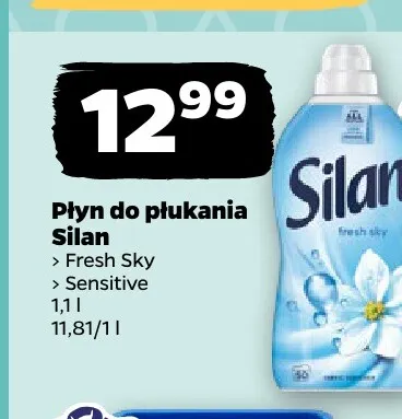 Płyn do płukania Silan Sensitive promocja w Netto