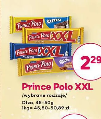 Wafel Prince Polo XXL promocja w Bliski