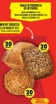 Bułka grahamka ze słonecznikiem promocja w Biedronka