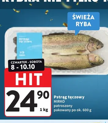 Pstrąg tęczowy patroszony Mirko promocja w Intermarche