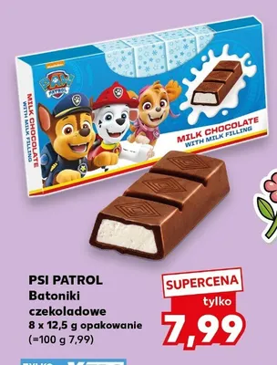 Batoniki czekoladowe PSI PATROL 8-pak 12,5g promocja w Kaufland