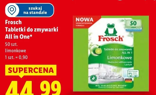 Tabletki do zmywarki All in One limonkowe promocja w Lidl