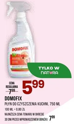 Płyn do czyszczenia kuchni Domofix promocja w Drogerie Natura