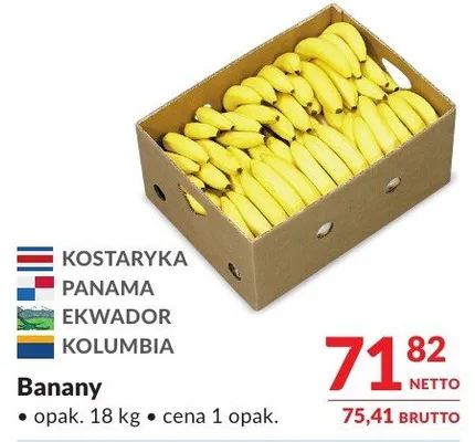 Banany promocja w Makro