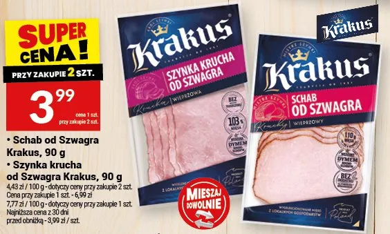 Szynka krucha od Szwagra promocja w Twój Market