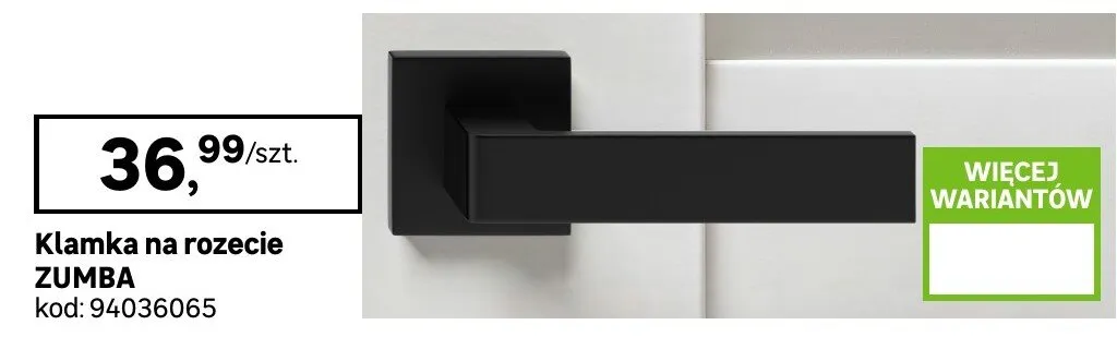 Klamka na rozecie zumba promocja w Leroy Merlin