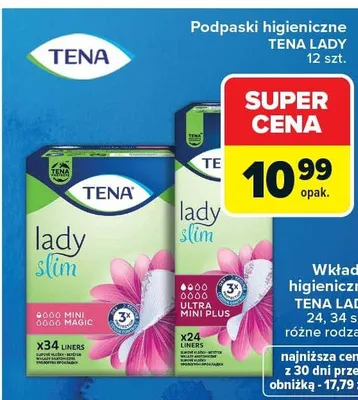 Podpaski higieniczne Lady promocja w Carrefour