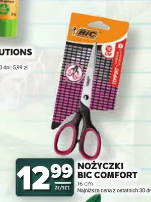 Nożyczki BIC Comfort promocja w Stokrotka
