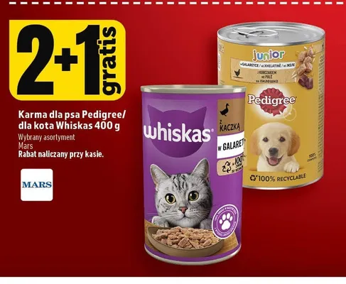 Karma dla kota Whiskas promocja w TOPAZ
