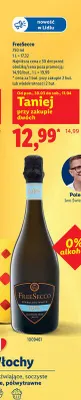 Wino musujące białe półwytrawne promocja w Lidl
