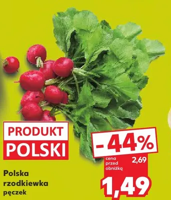 Rzodkiewka polska promocja w Kaufland