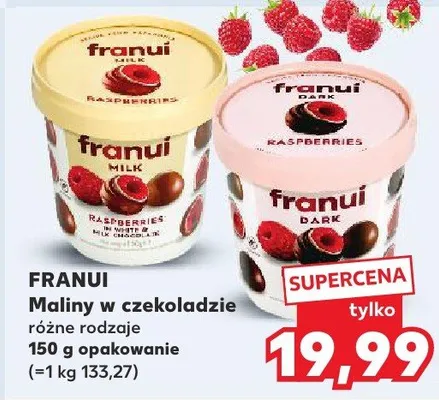 Maliny w czekoladzie różne rodzaje promocja w Kaufland