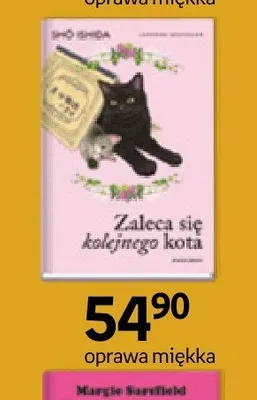 Książka Zaleca się kolejnego kota Sho Ishida oprawa miękka promocja w Empik