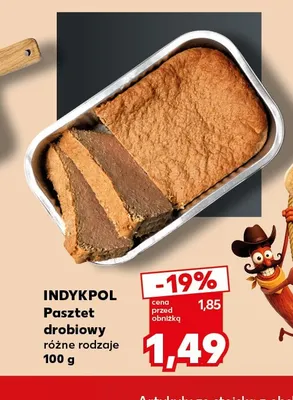 Pasztet drobiowy Indykpol promocja w Kaufland