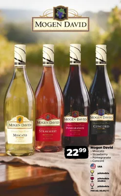 Wino Mogen David Pomegranate promocja w Netto