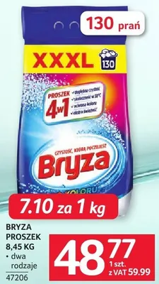 Proszek do prania Bryza 8.45 kg promocja w Selgros