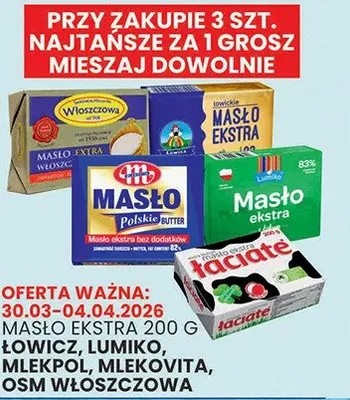 Masło ekstra promocja w Wafelek