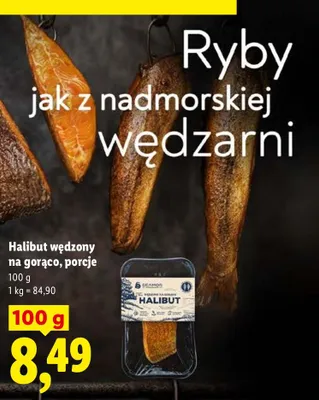Halibut wędzony na gorąco porcje Seamor promocja w Lidl